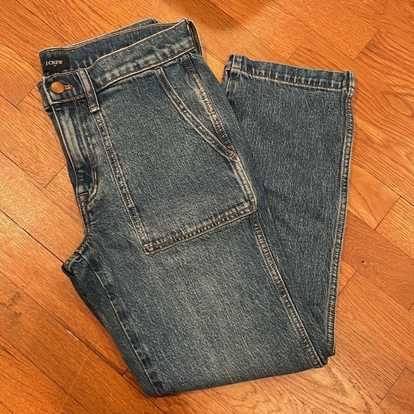 NWT | J Crew BT039 Women's High Rise Straight Leg Denim Jeans Size 27‎ - Picture 1 of 10